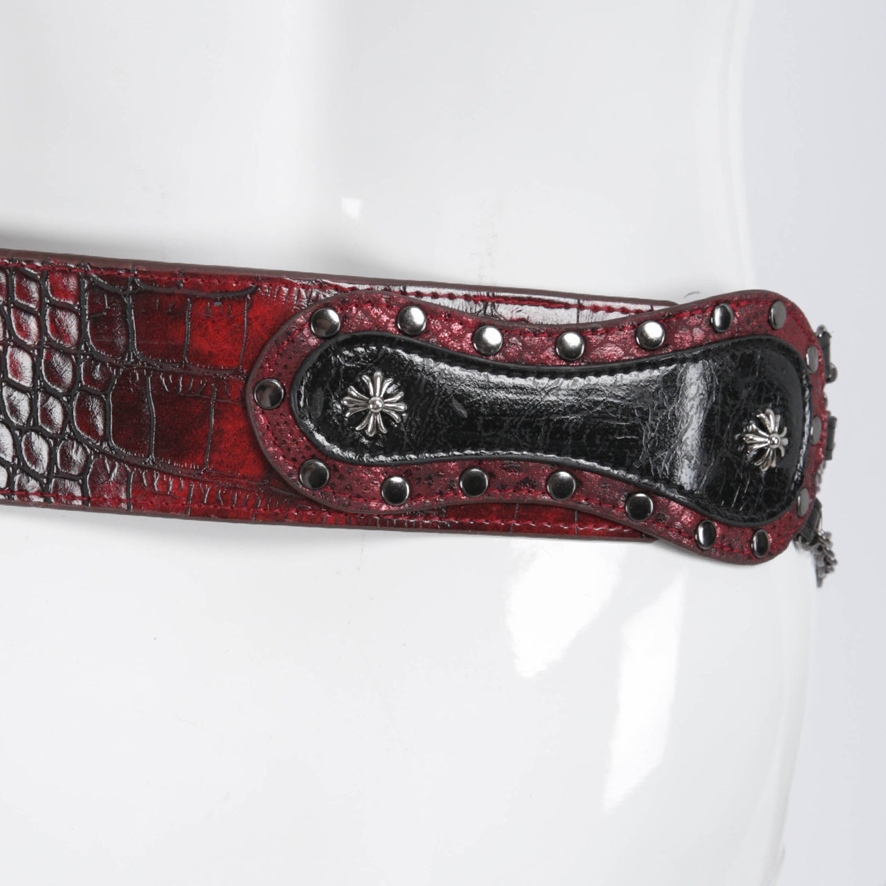 Snakeskin Chain Belt 9992909o