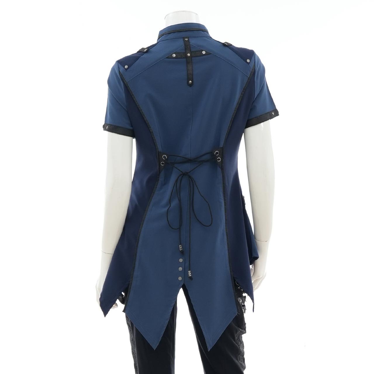 Remnants of Silent Depth Short-Sleeve Blouse