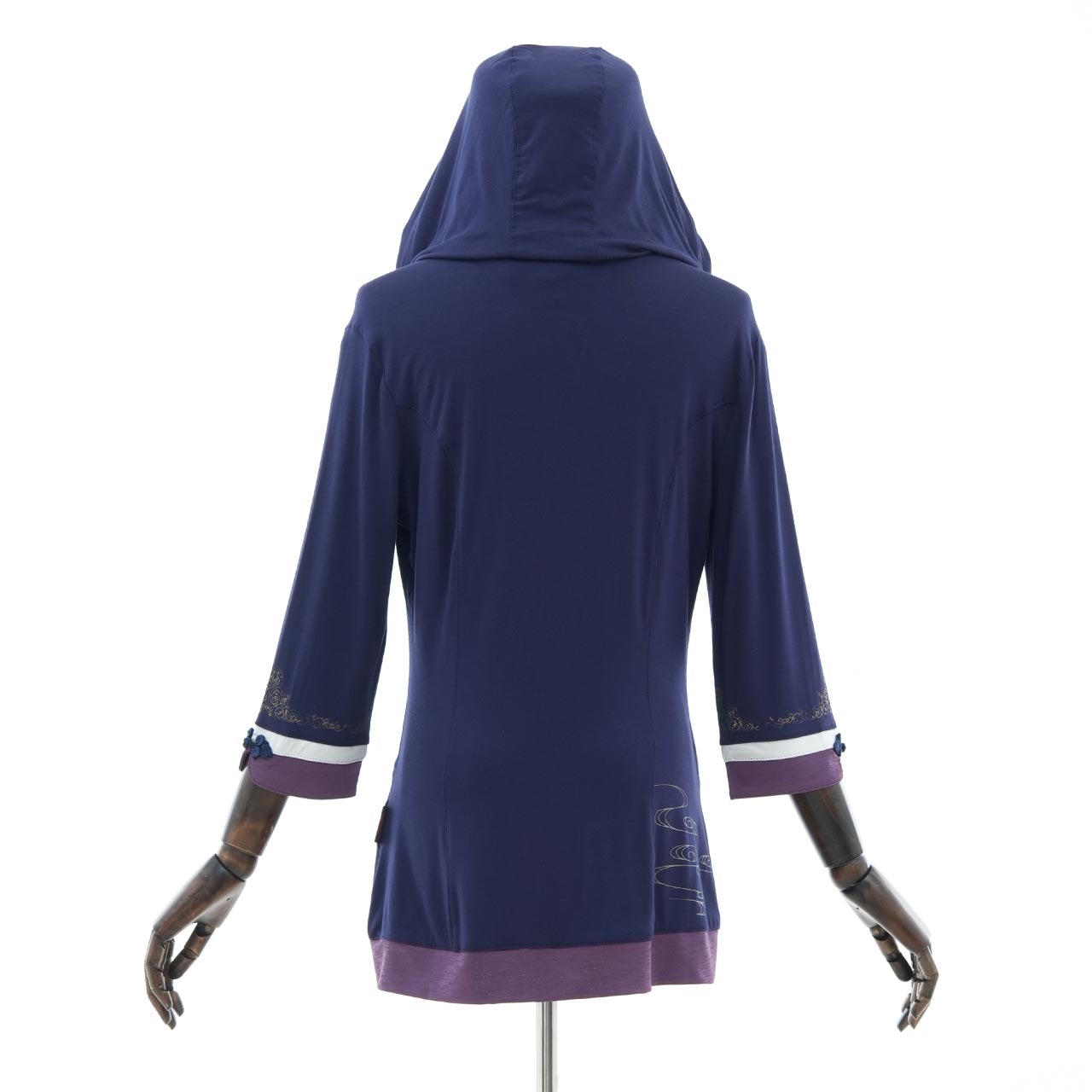 手毬猫和 Temari cat Japanese chain zip hoodie