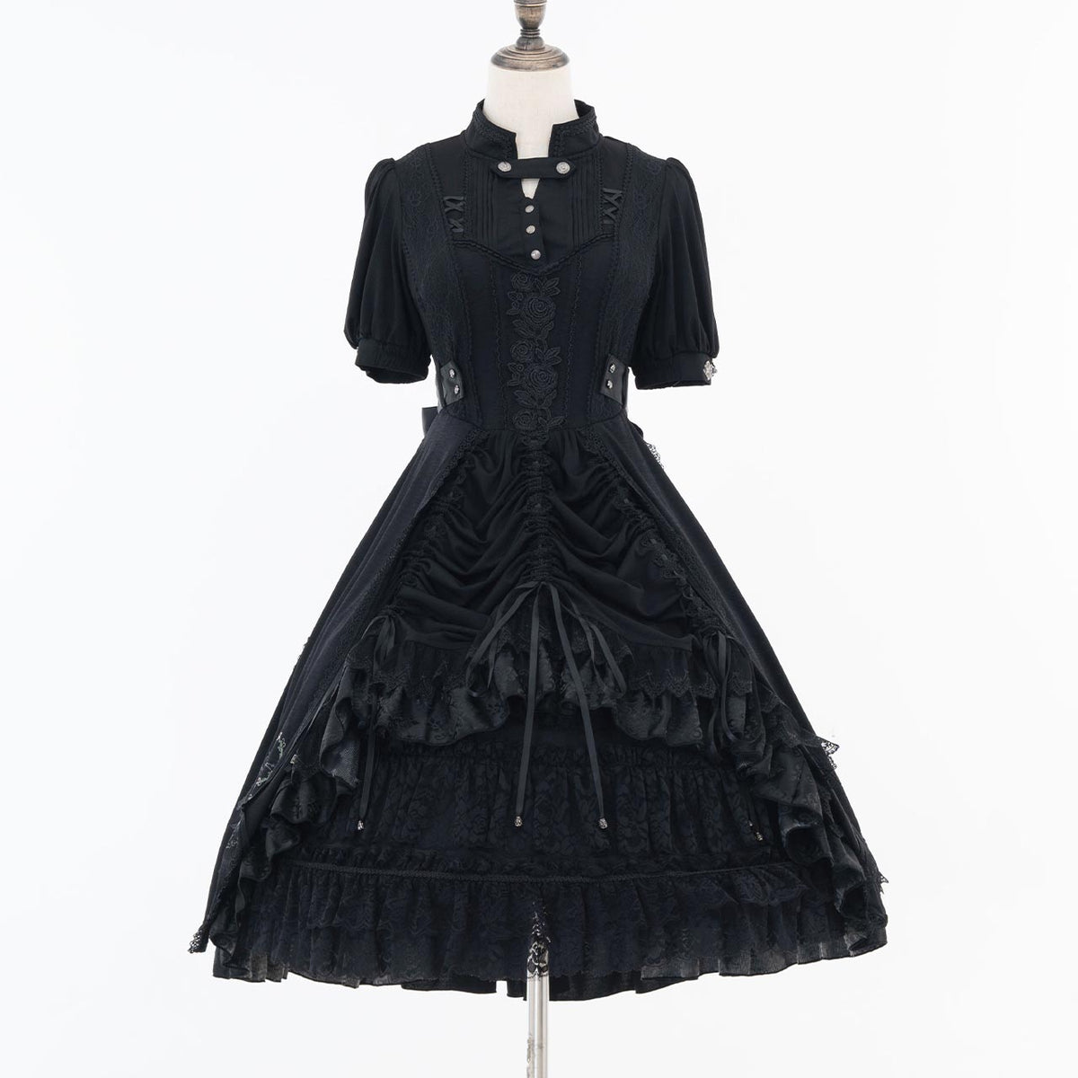Grand Foyer Hotel Bustle frilld One-piece Dress
