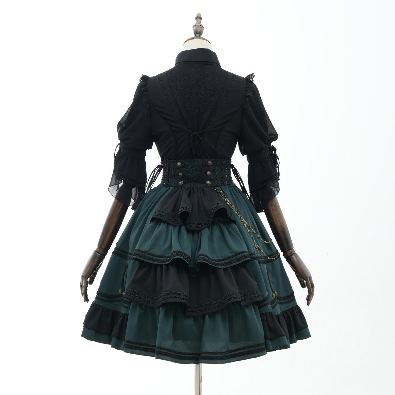 Grand Foyer Hotel Braid-Design Skirt