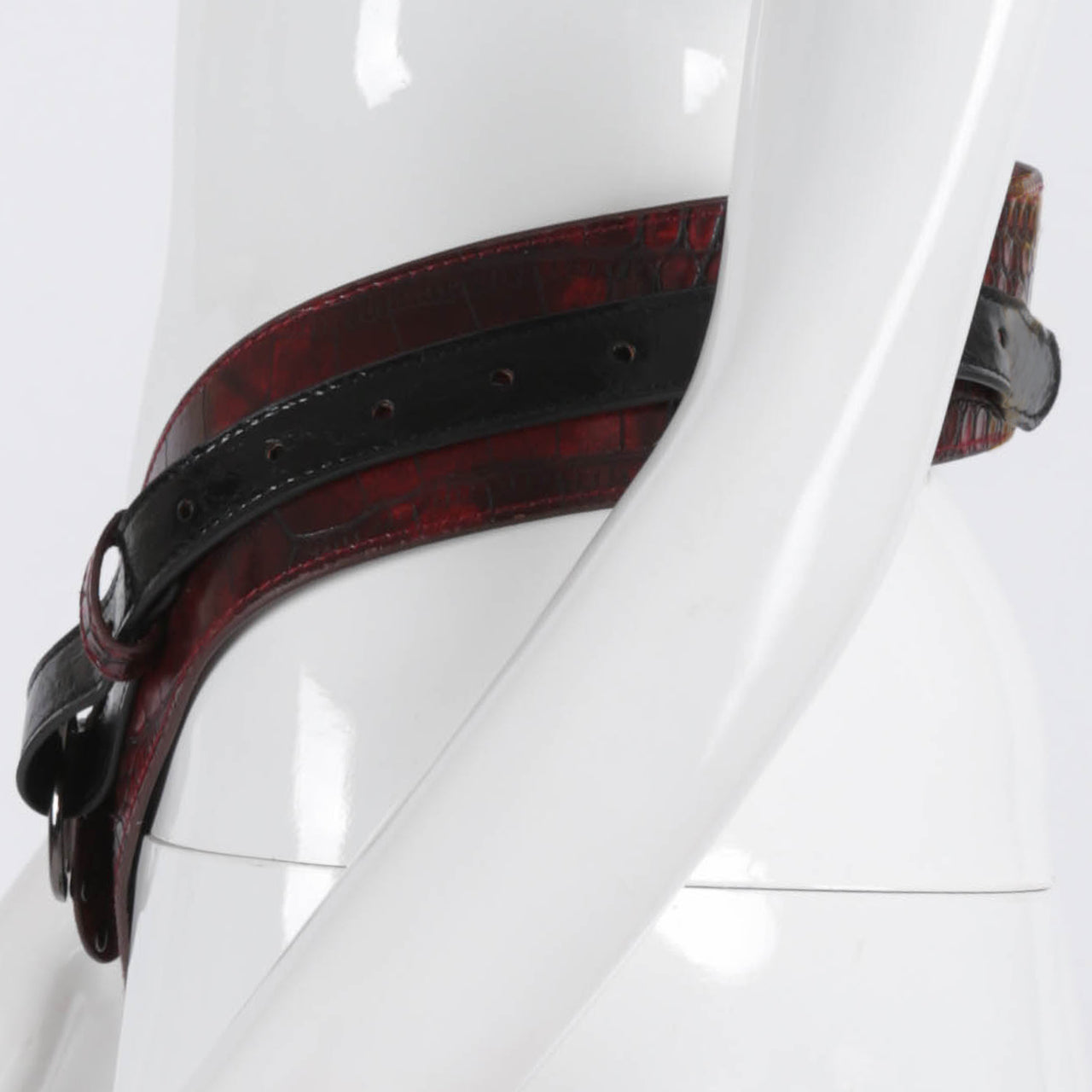 Snakeskin Chain Belt  9992909o