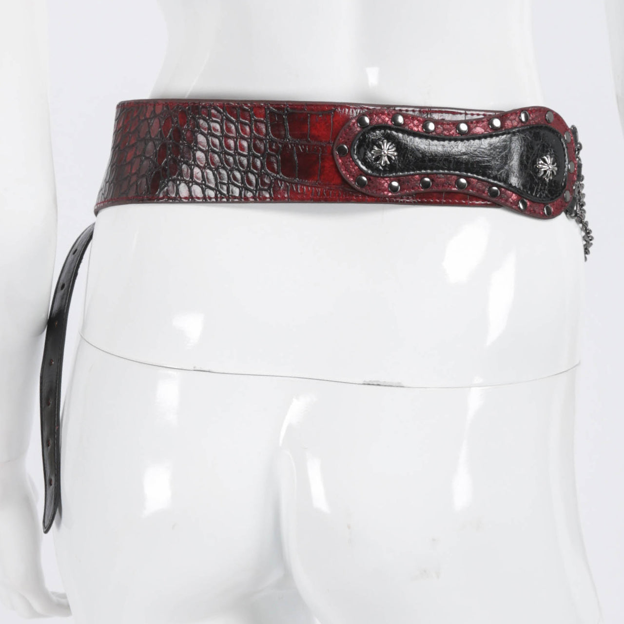Snakeskin Chain Belt  9992909o
