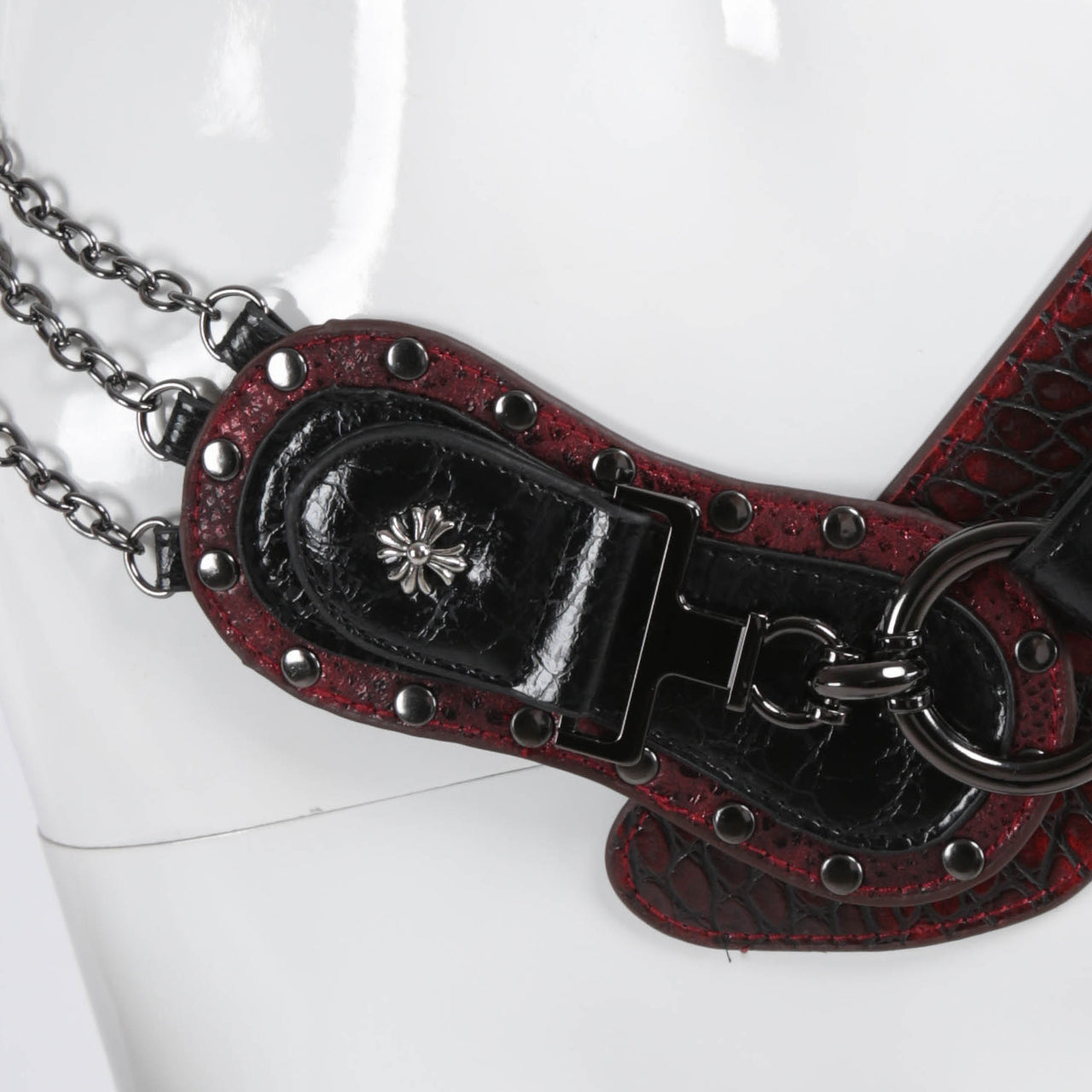 Snakeskin Chain Belt  9992909o