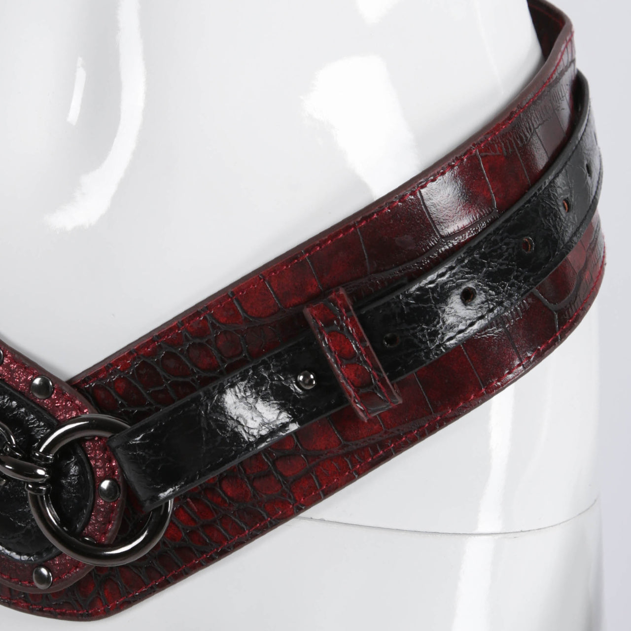 Snakeskin Chain Belt  9992909o