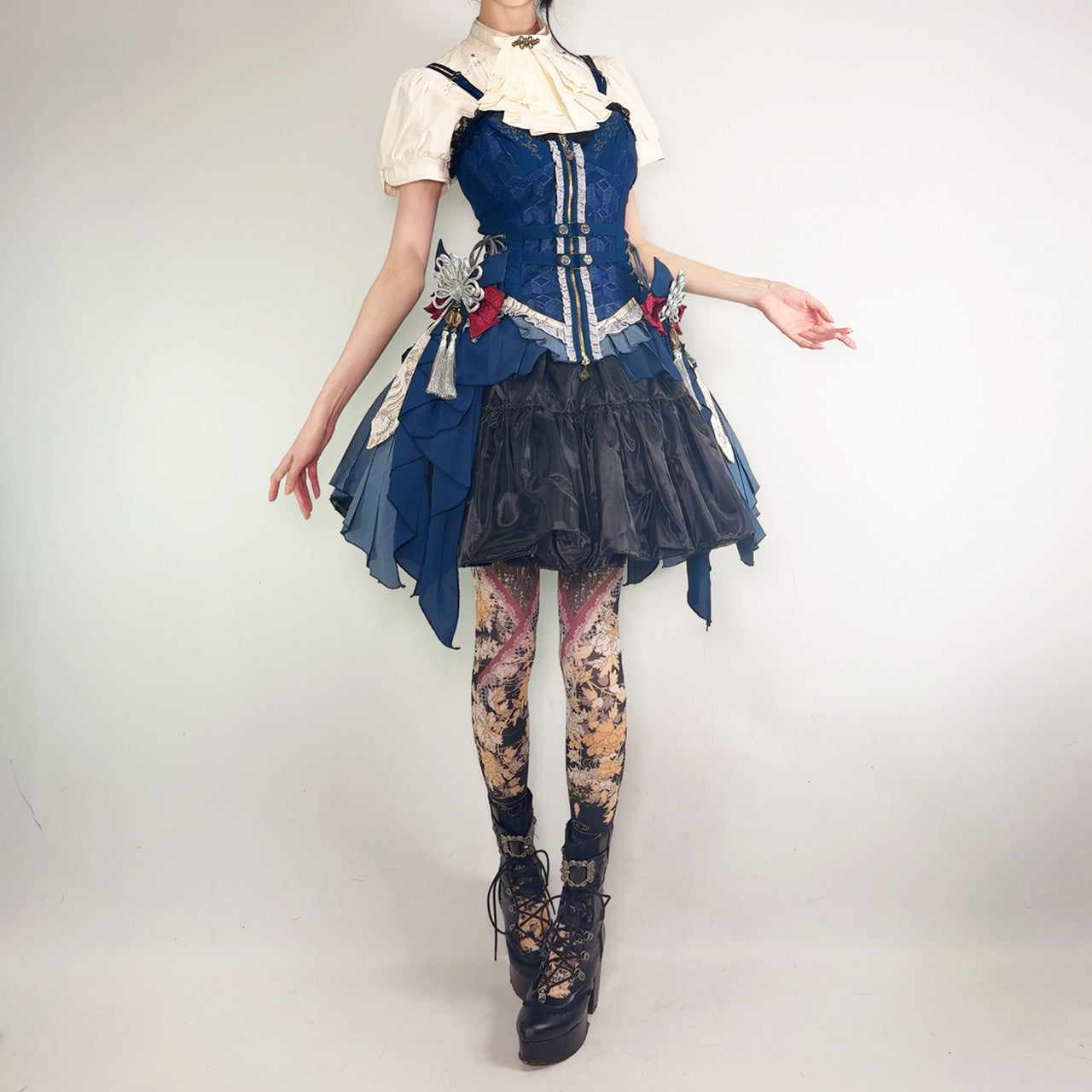 月光幻華 Bustier One-piece dress 【M】