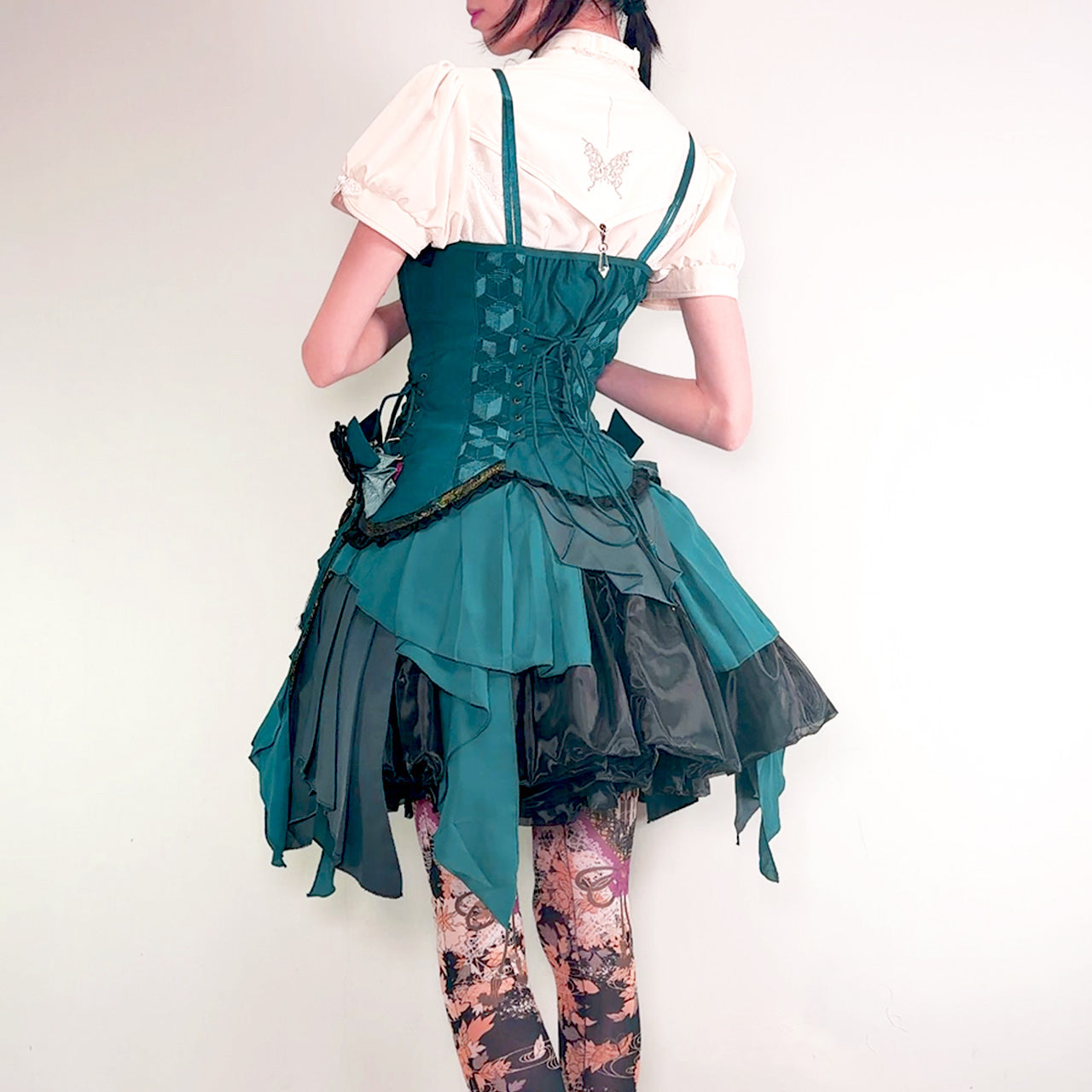 月光幻華 Bustier One-piece dress 【M】