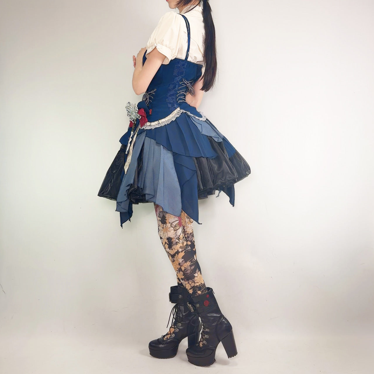 月光幻華 Bustier One-piece dress 【M】