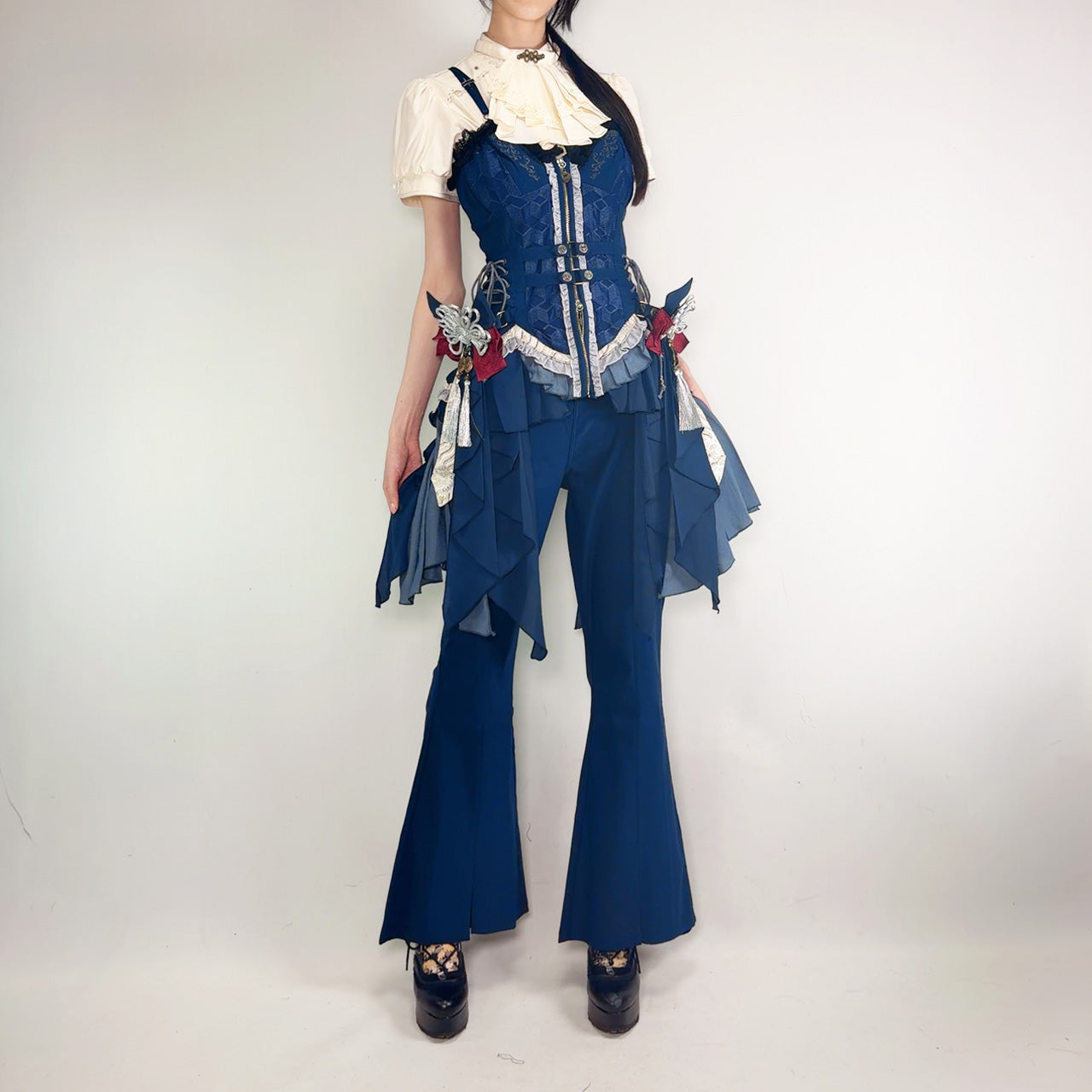月光幻華 Bustier One-piece dress 【M】
