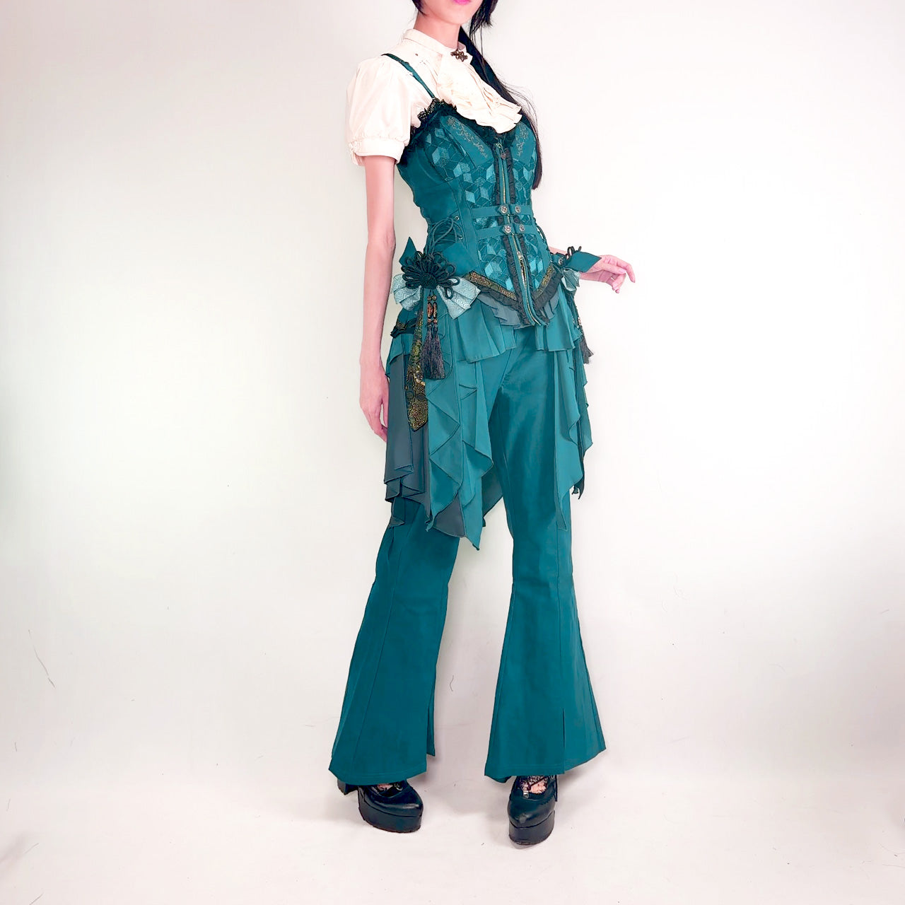 月光幻華 Bustier One-piece dress 【M】