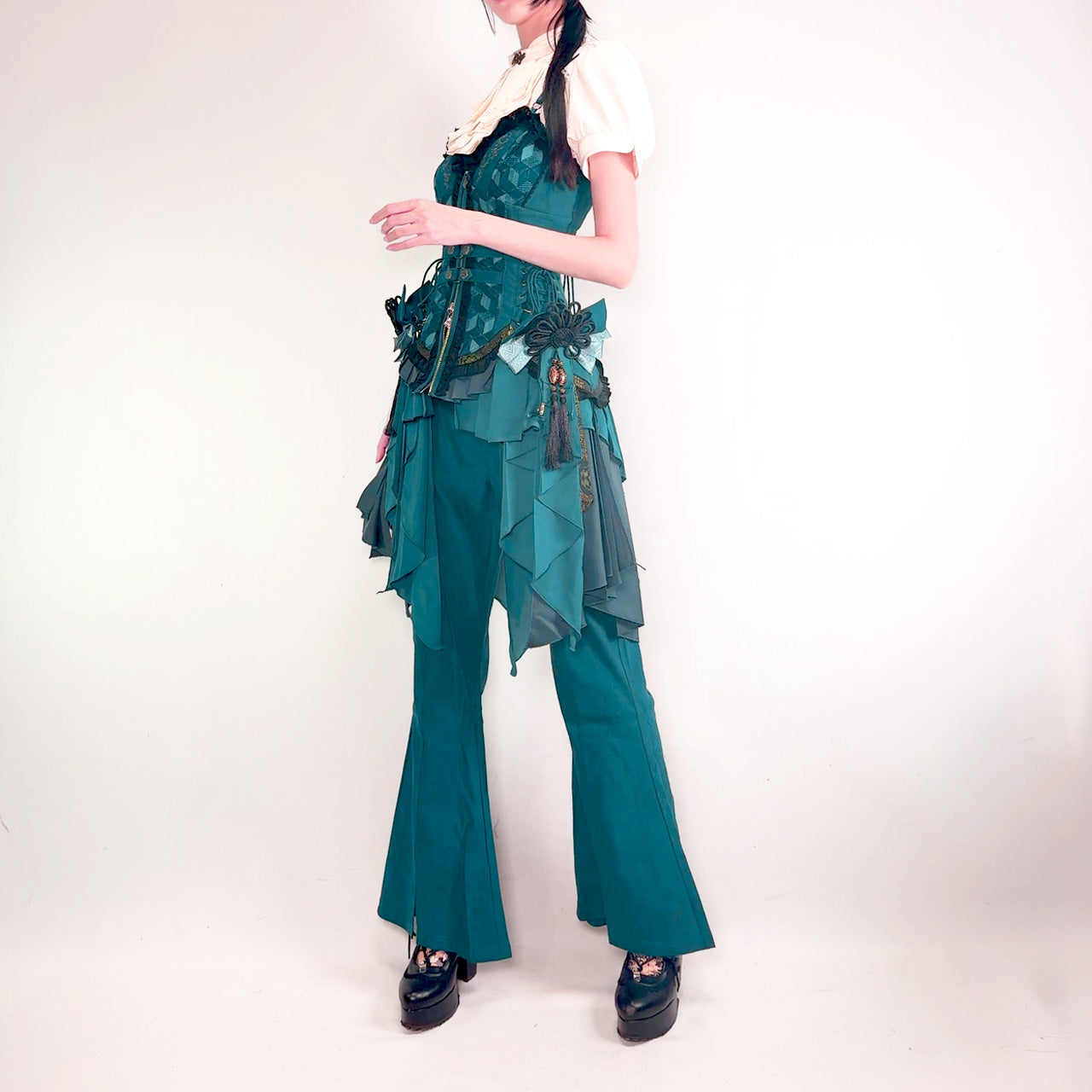 月光幻華 Bustier One-piece dress 【M】