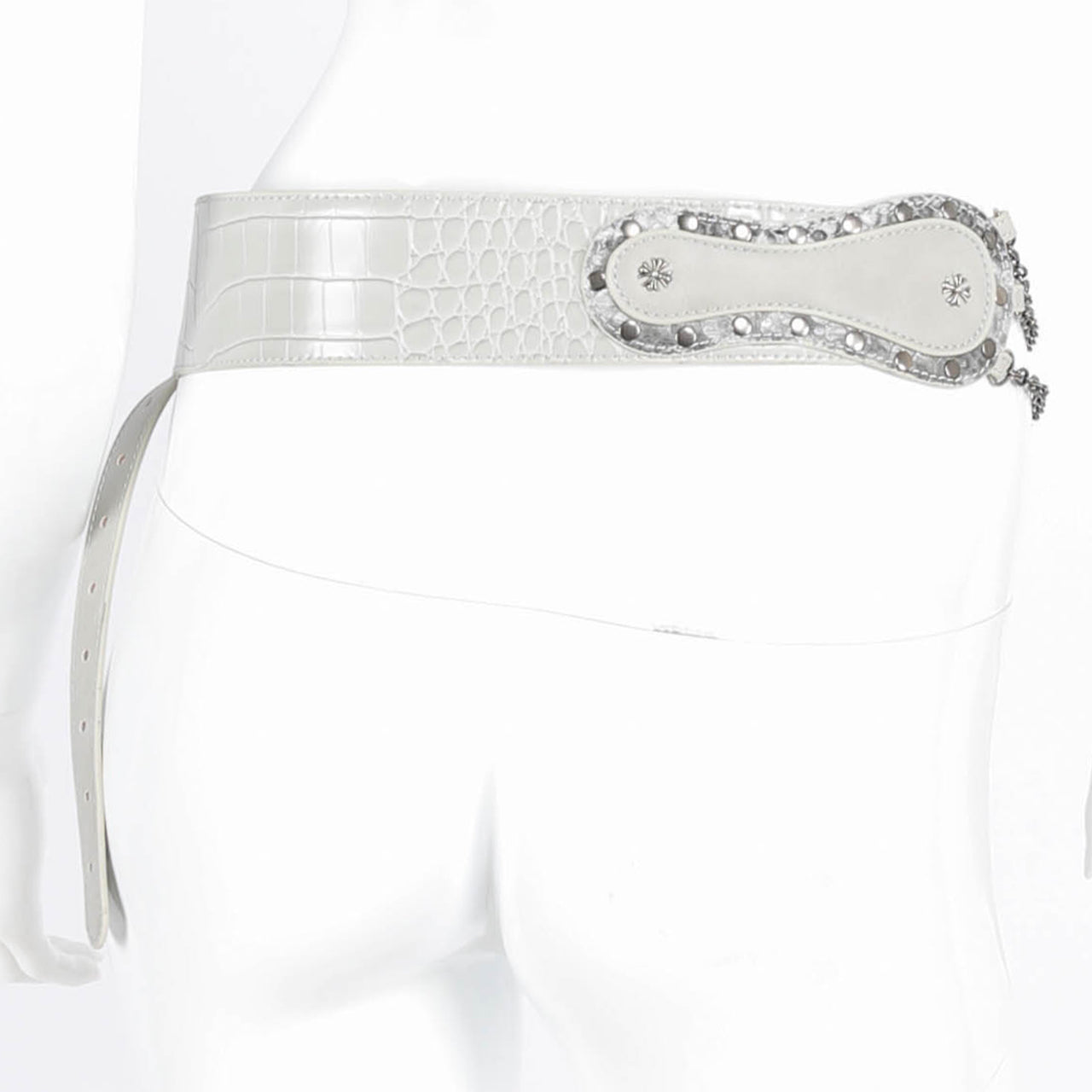 Snakeskin Chain Belt  9992909r
