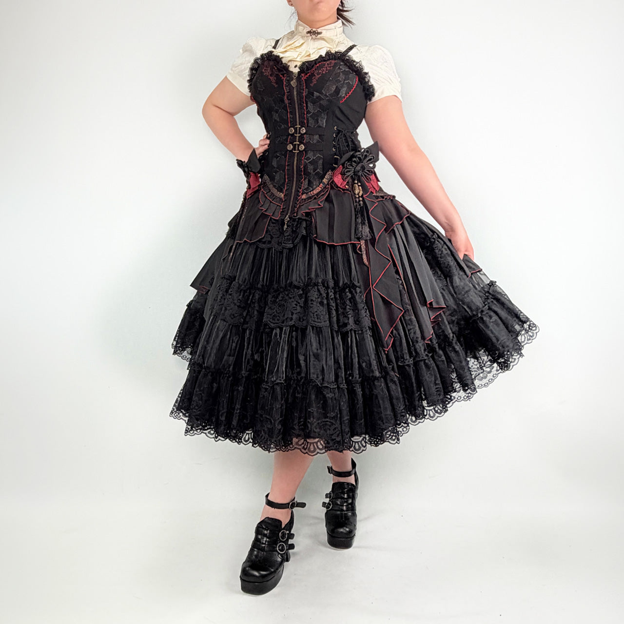 月光幻華 Bustier One-piece dress 【L】