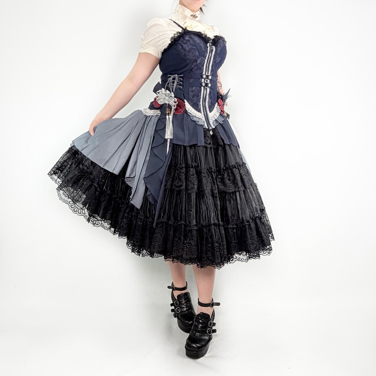 月光幻華 Bustier One-piece dress 【L】