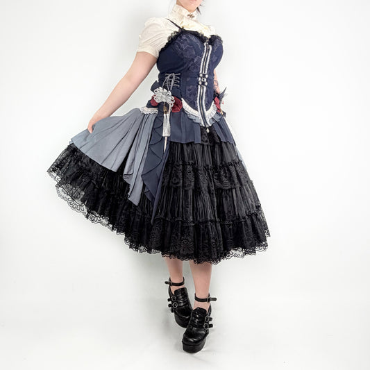 月光幻華 Bustier One-piece dress 【L】