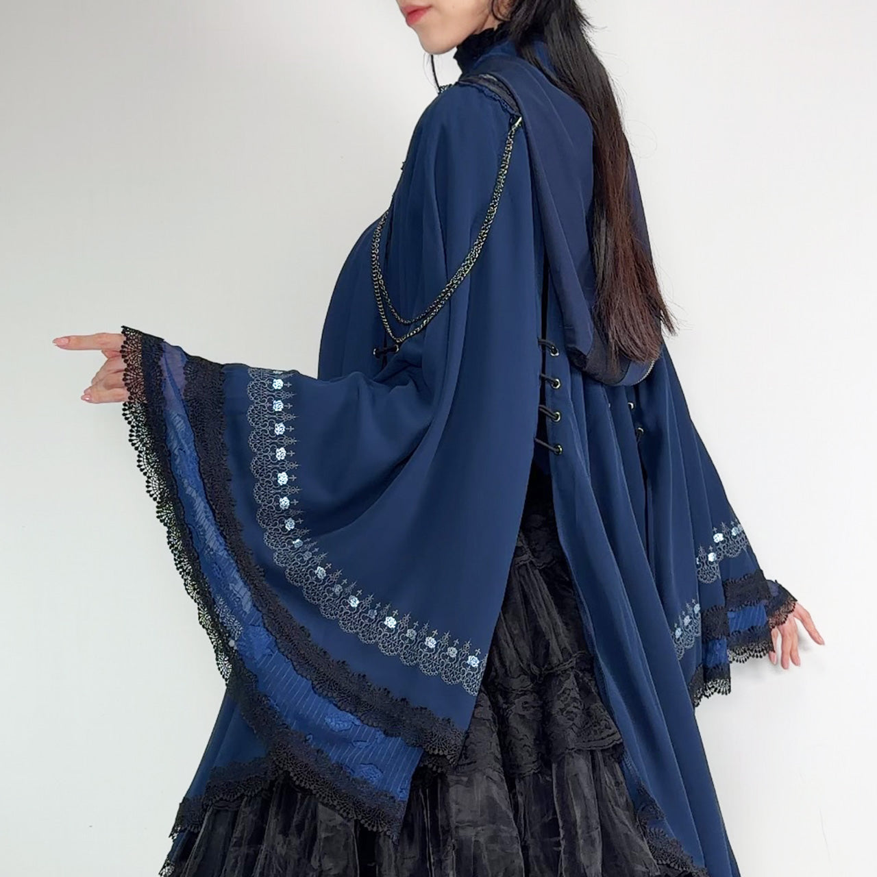 Whimsical Rosy Cats Cat Ear Cape