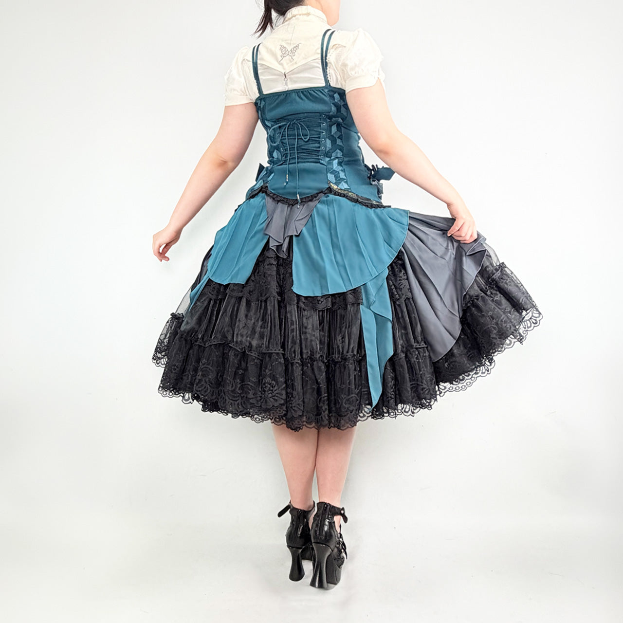 月光幻華 Bustier One-piece dress 【L】