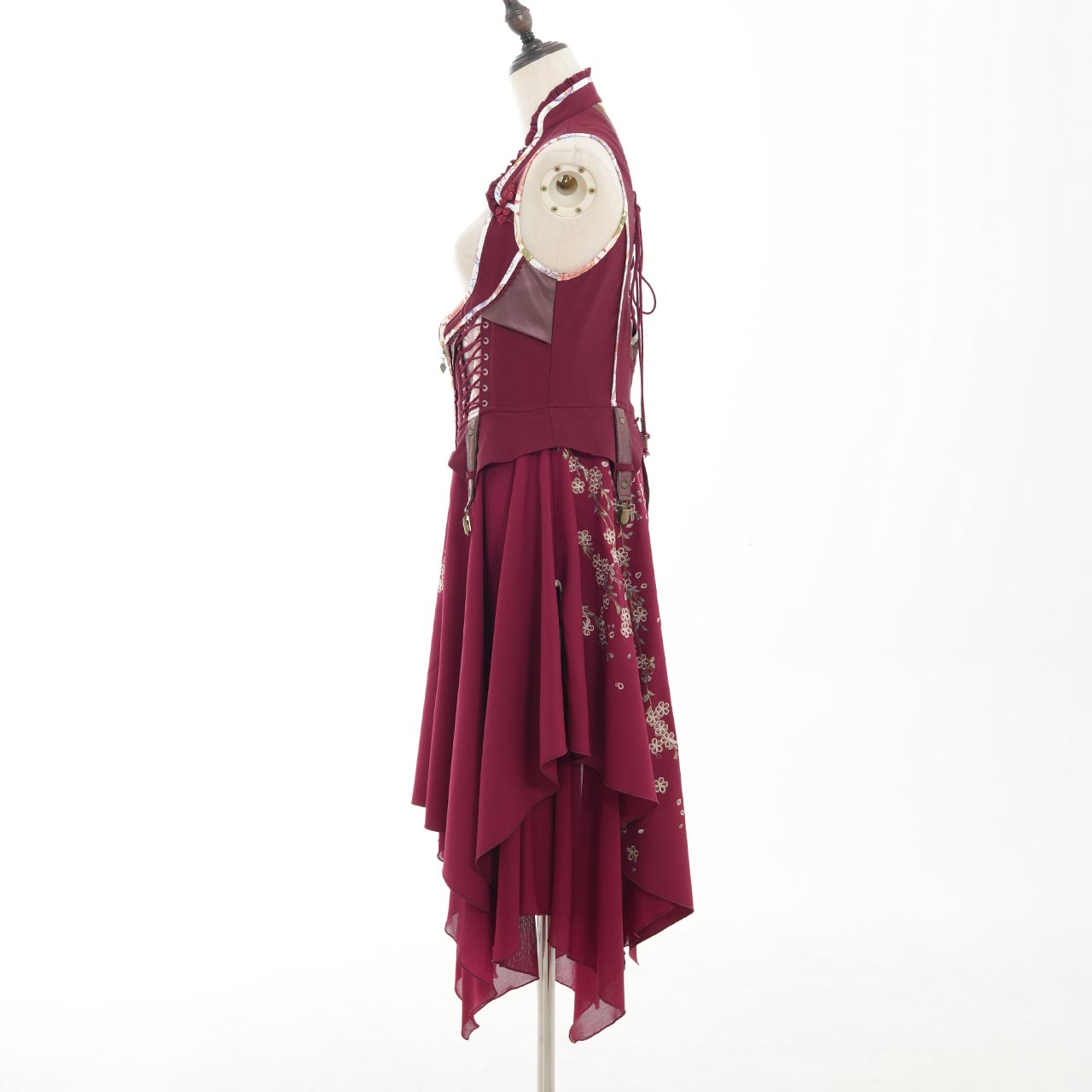 輝夜生々の間 vest one-piece dress