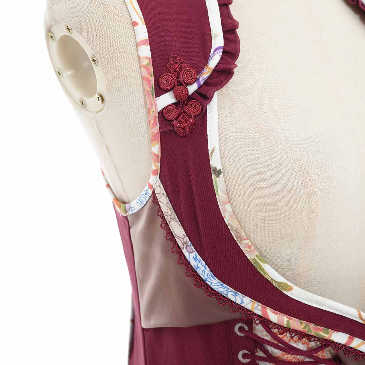 輝夜生々の間 vest one-piece dress