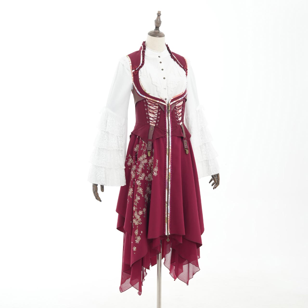輝夜生々の間 vest one-piece dress