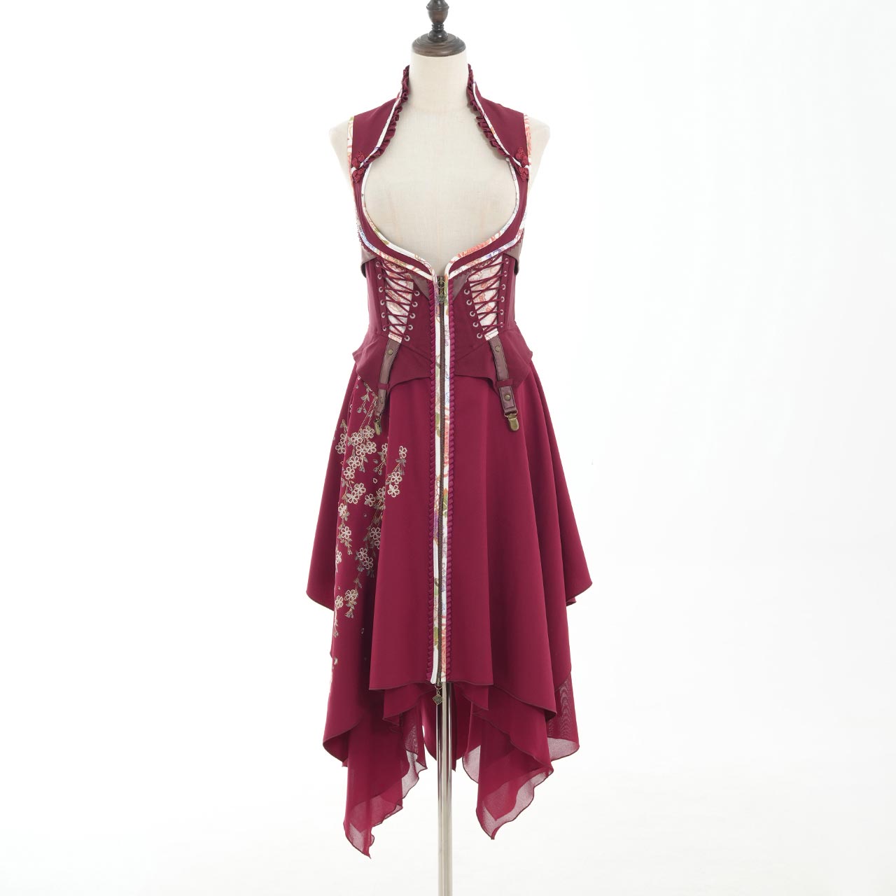 輝夜生々の間 vest one-piece dress