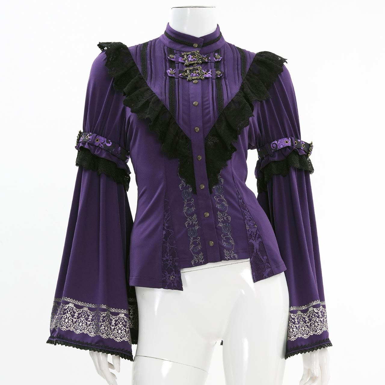 Larme d’Alice 釦環2WAY襯衫