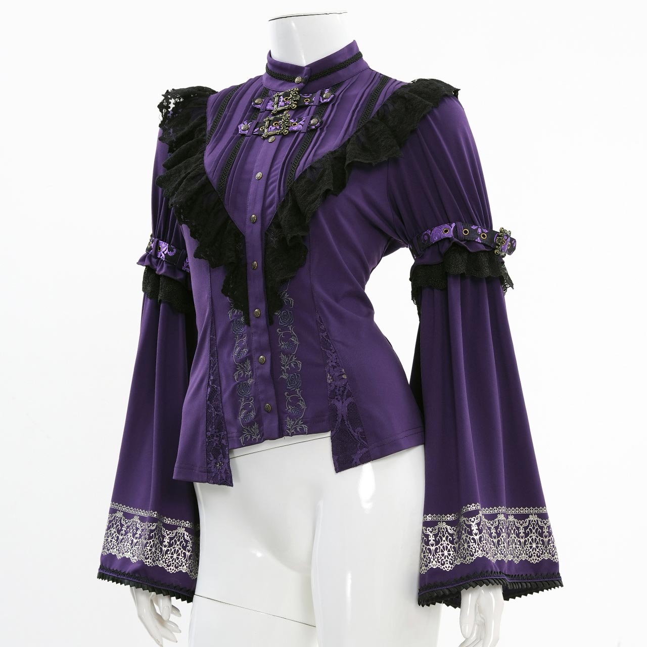 Larme d’Alice 釦環2WAY襯衫