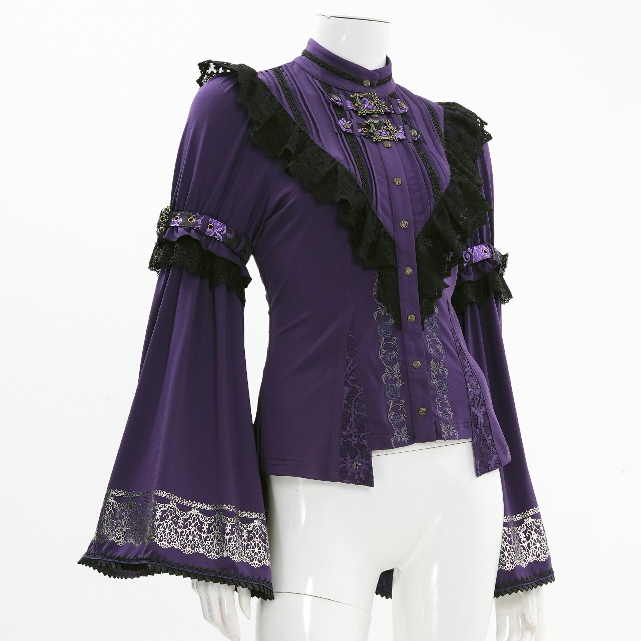 Larme d’Alice 釦環2WAY襯衫