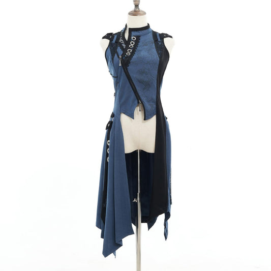 琉球浪漫物語～第三章～龍鱗Asymmetrical Long Vest
