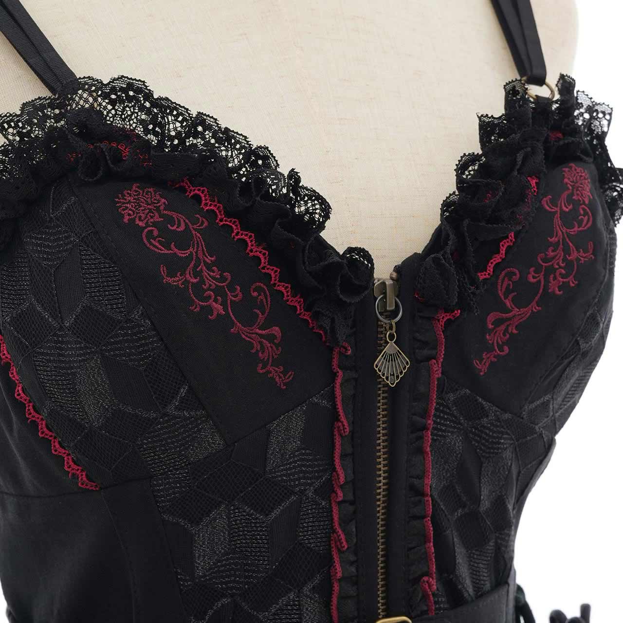 月光幻華 Bustier One-piece dress 【M】