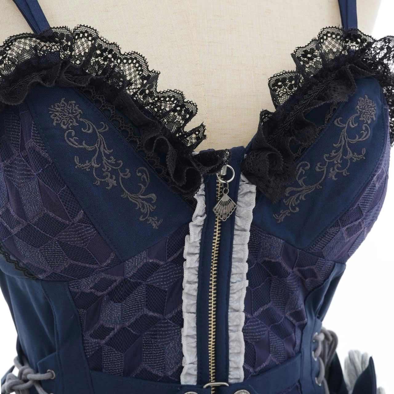 月光幻華 Bustier One-piece dress 【L】