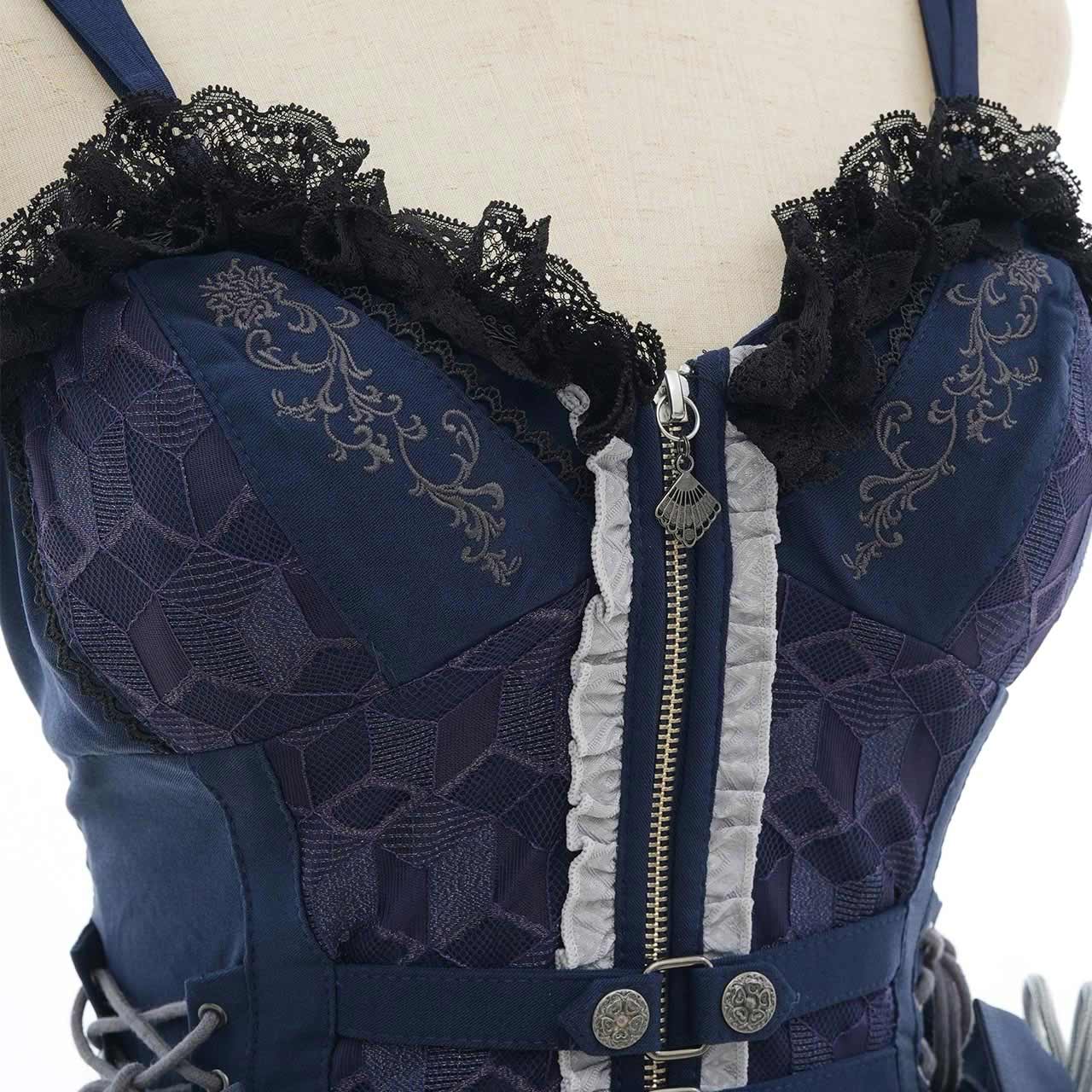 月光幻華 Bustier One-piece dress 【M】