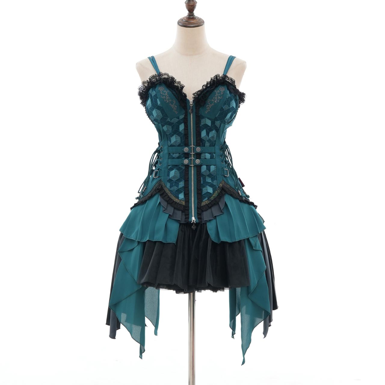月光幻華 Bustier One-piece dress 【L】