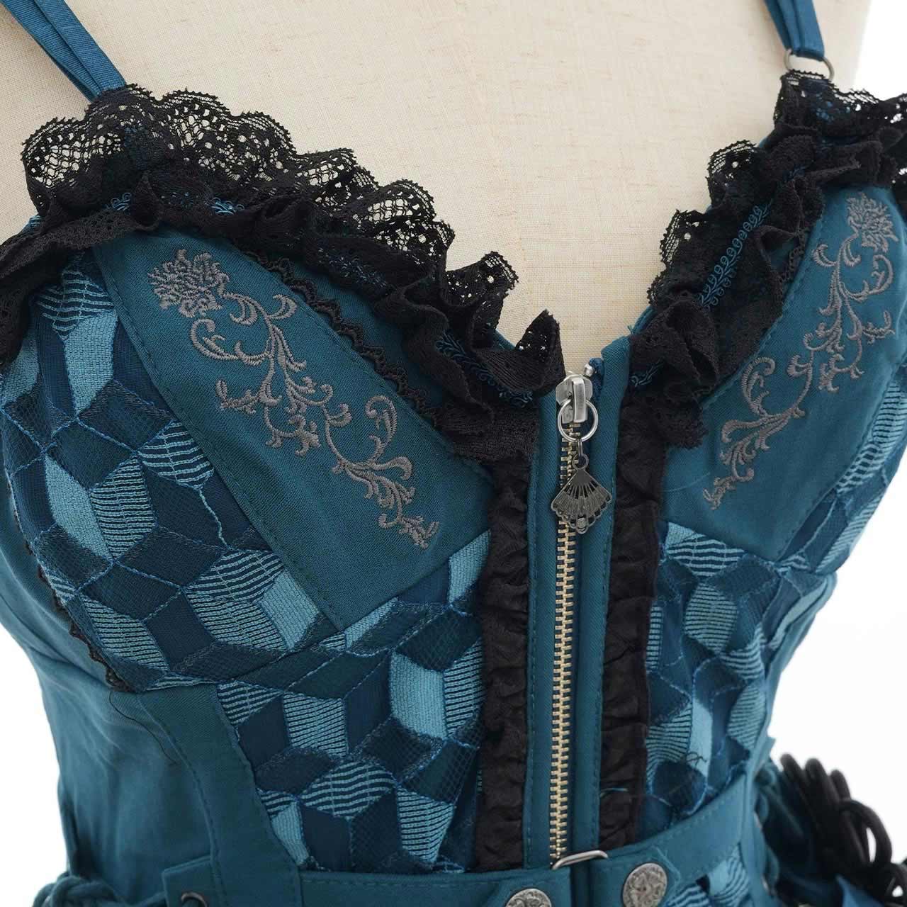月光幻華 Bustier One-piece dress 【M】