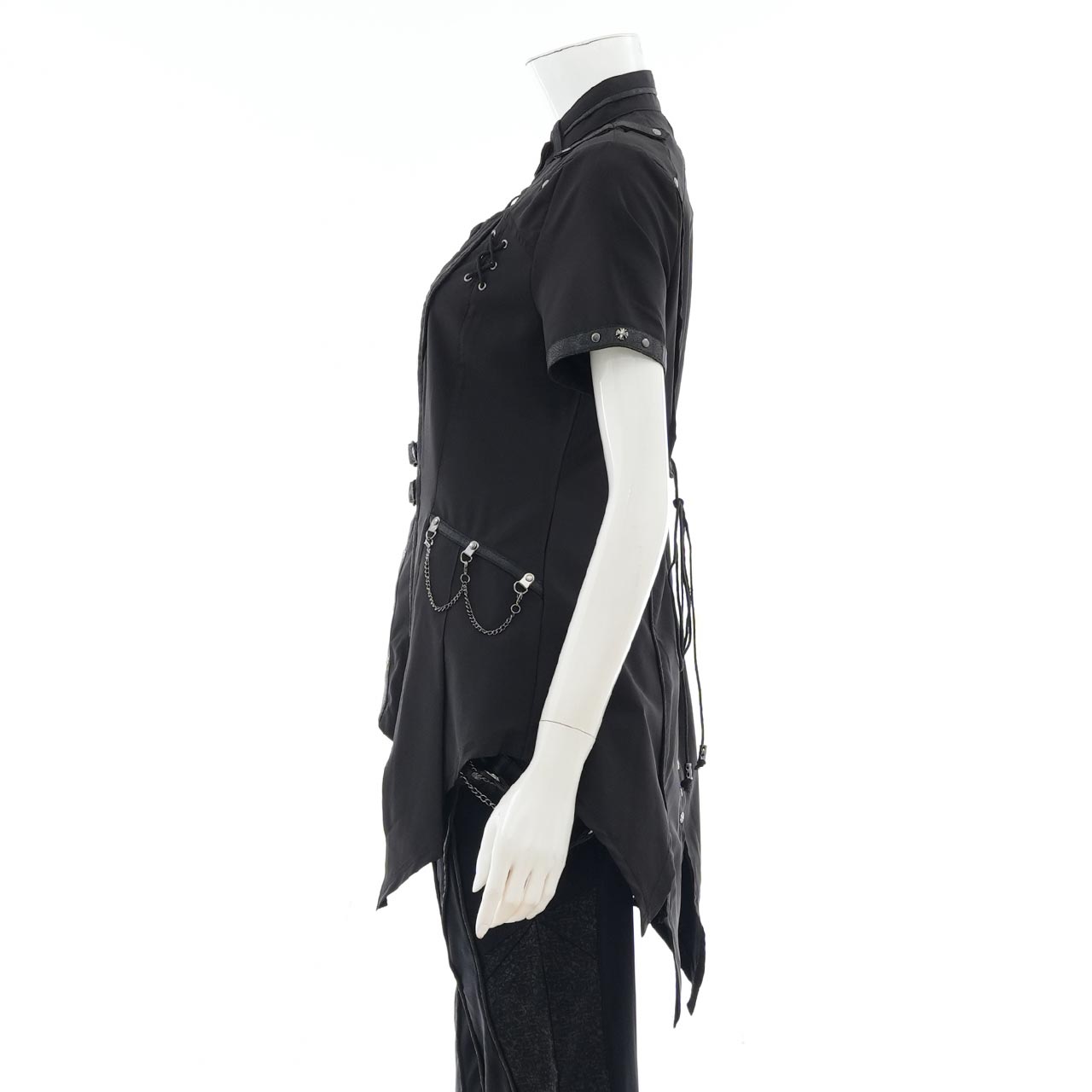 Remnants of Silent Depth Short-Sleeve Blouse