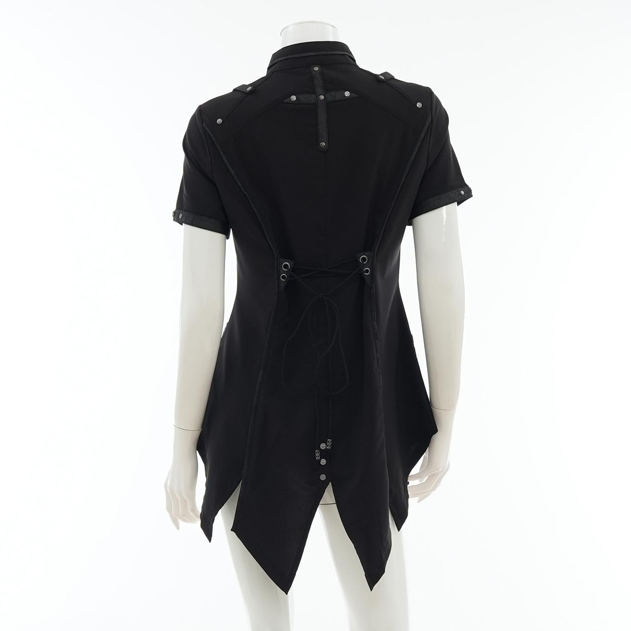Remnants of Silent Depth Short-Sleeve Blouse