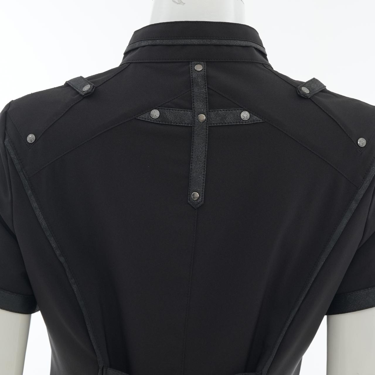 Remnants of Silent Depth Short-Sleeve Blouse
