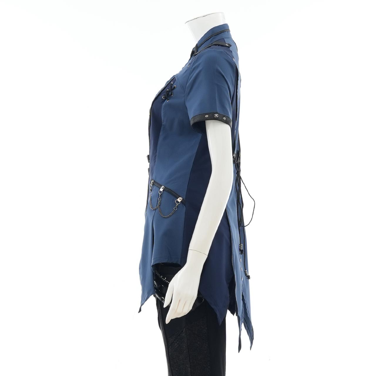Remnants of Silent Depth Short-Sleeve Blouse