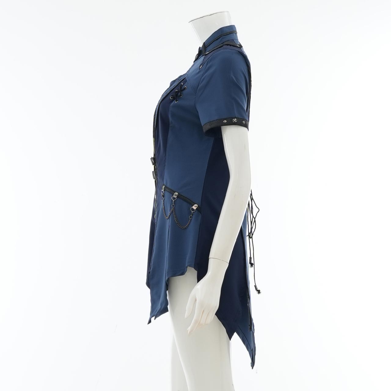 Remnants of Silent Depth Short-Sleeve Blouse