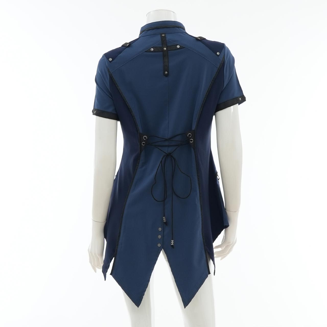 Remnants of Silent Depth Short-Sleeve Blouse