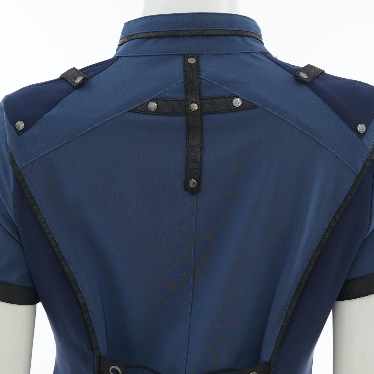 Remnants of Silent Depth Short-Sleeve Blouse