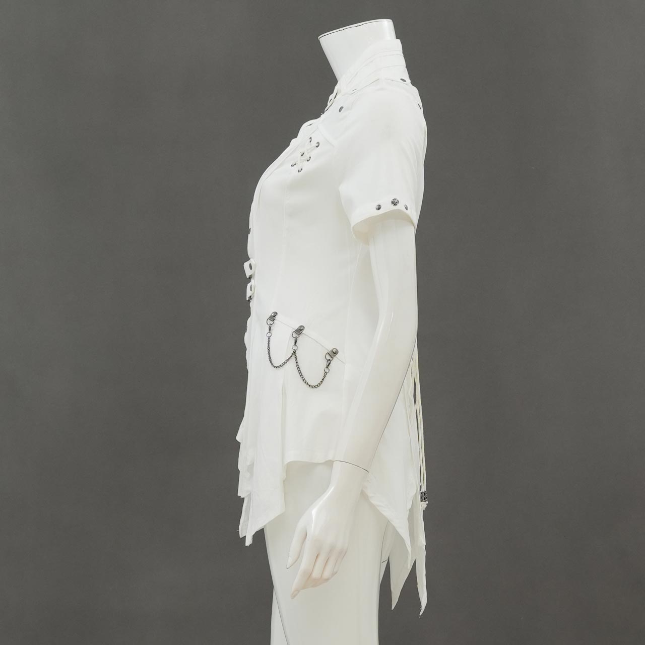 Remnants of Silent Depth Short-Sleeve Blouse
