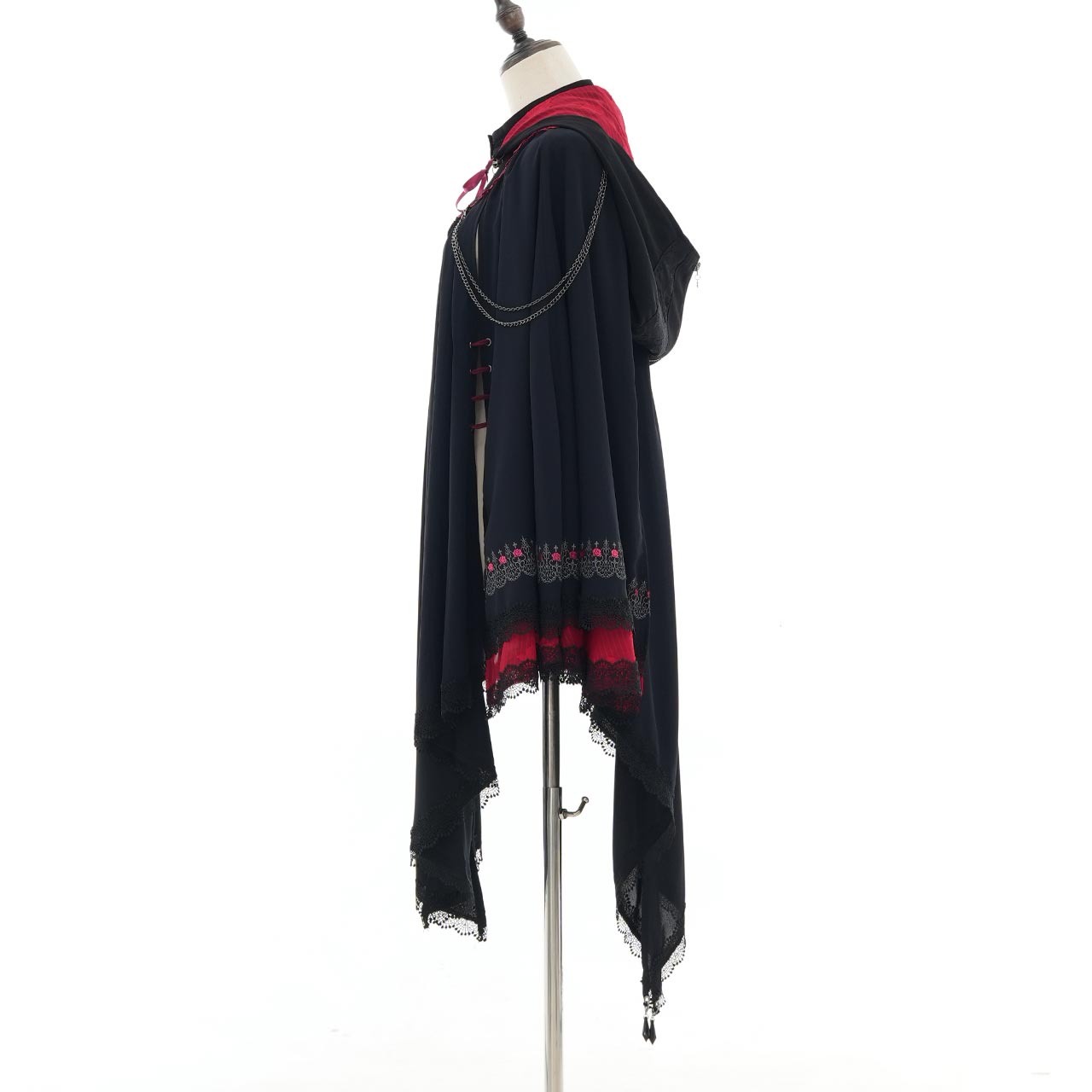 Whimsical Rosy Cats Cat Ear Cape