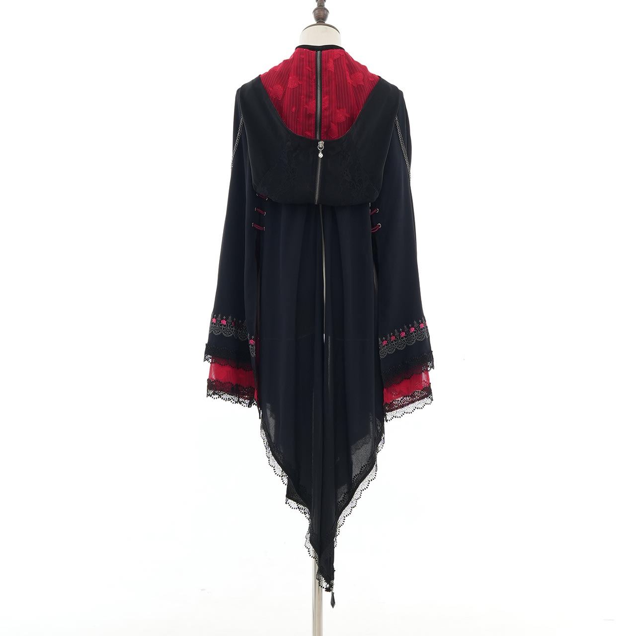 Whimsical Rosy Cats Cat Ear Cape