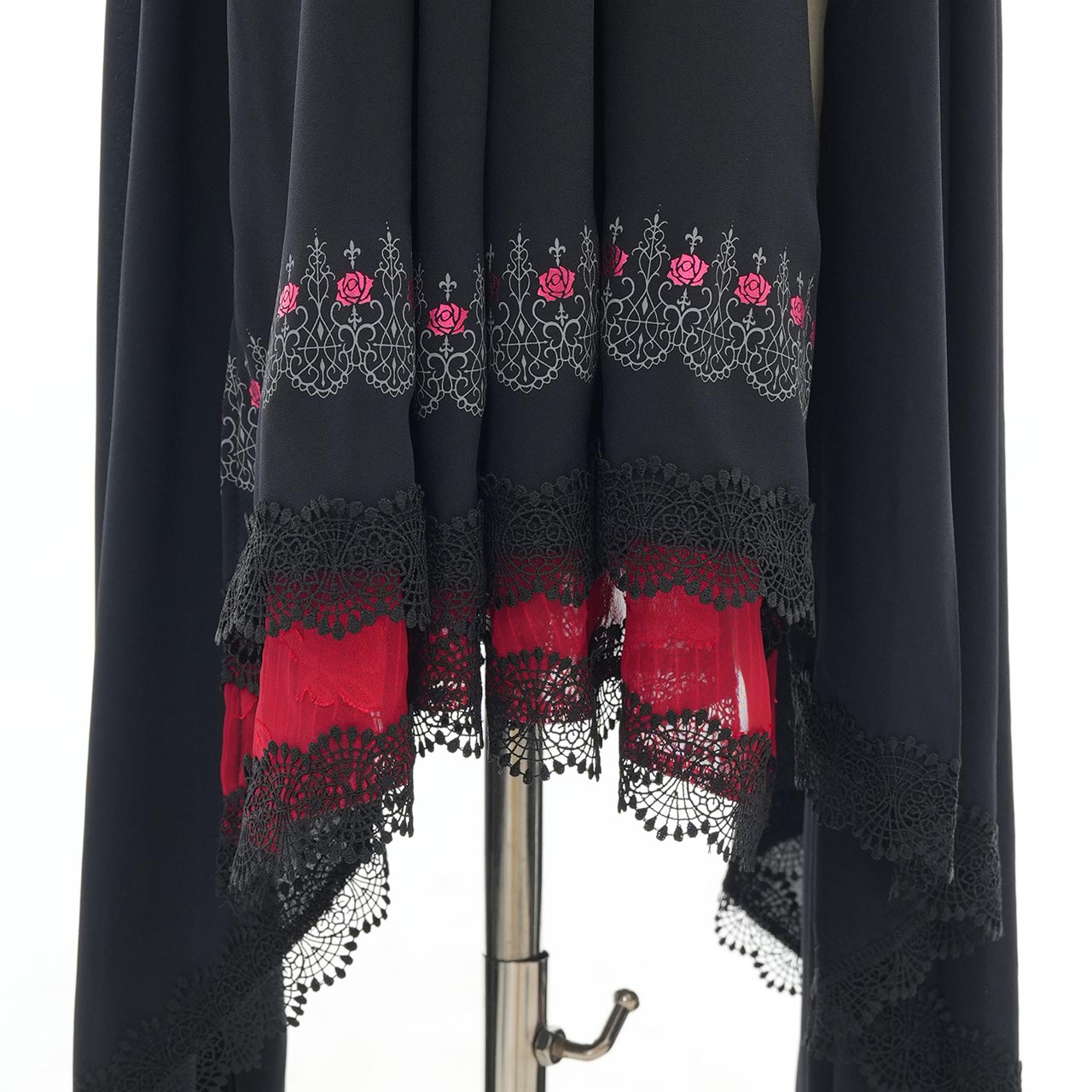 Whimsical Rosy Cats Cat Ear Cape