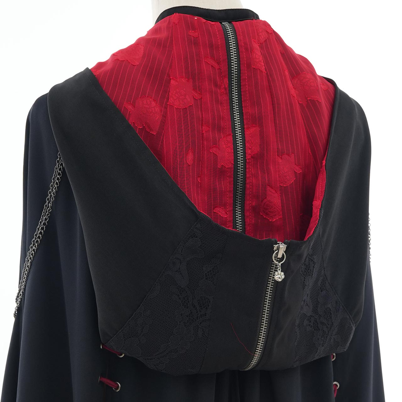 Whimsical Rosy Cats Cat Ear Cape