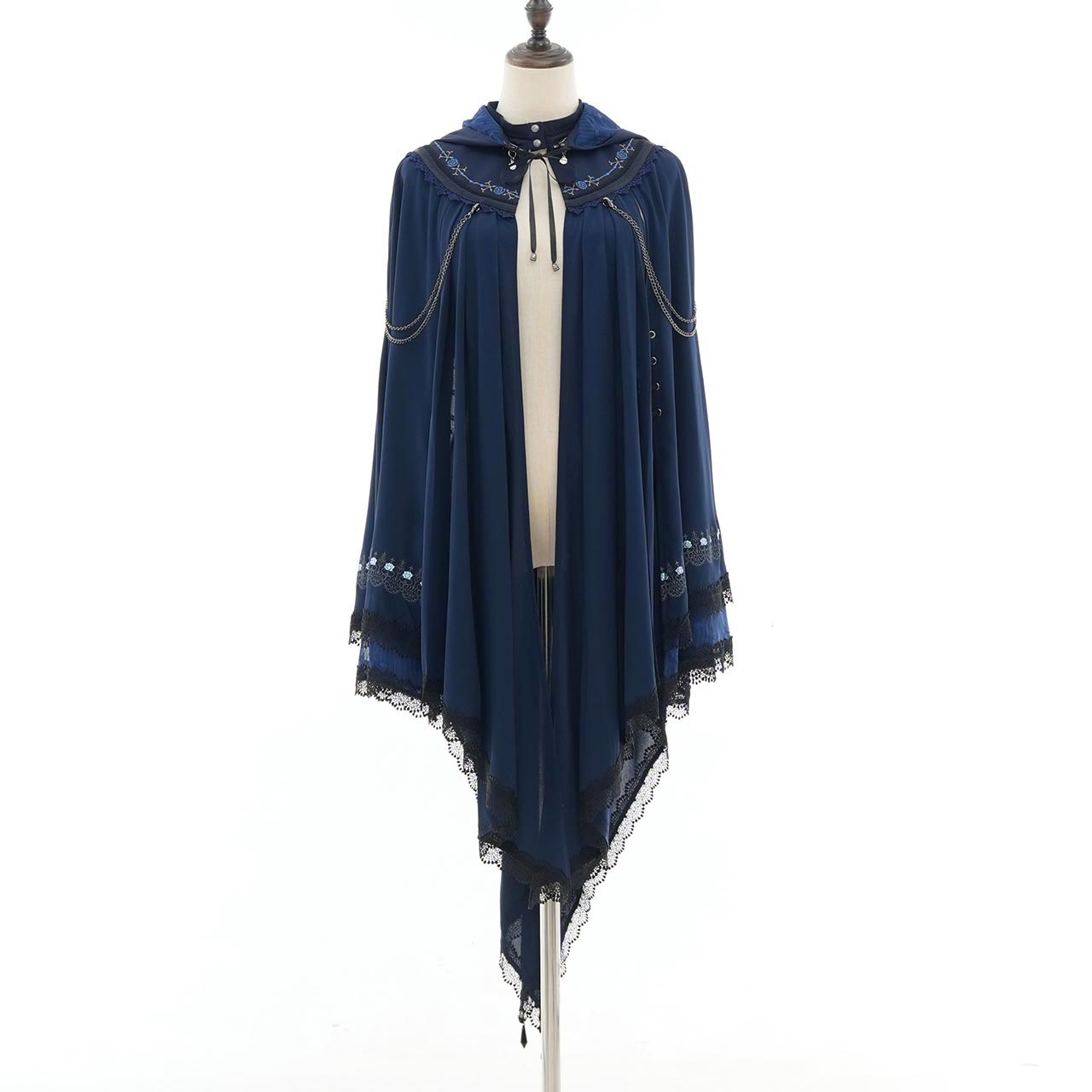 Whimsical Rosy Cats Cat Ear Cape