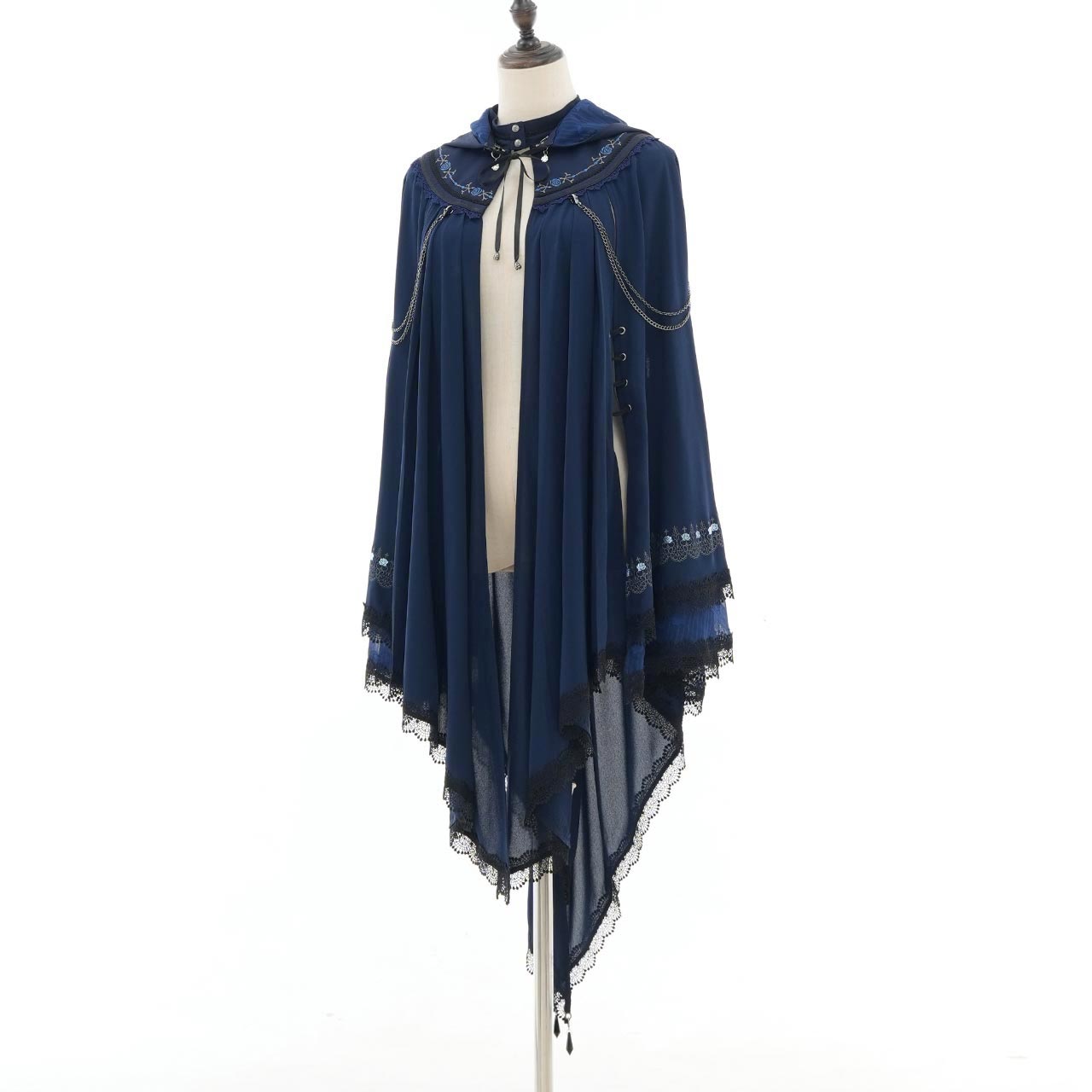 Whimsical Rosy Cats Cat Ear Cape