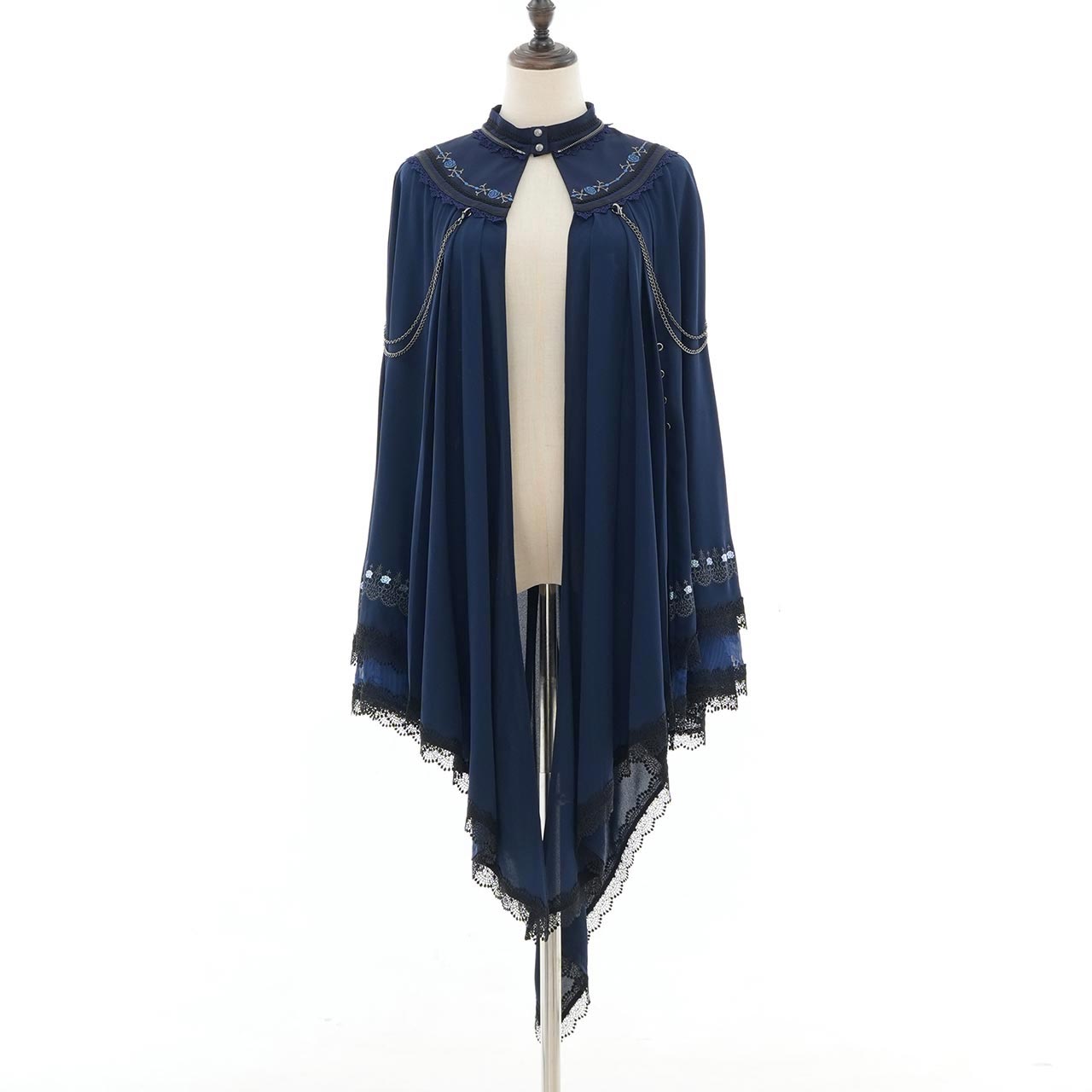 Whimsical Rosy Cats Cat Ear Cape