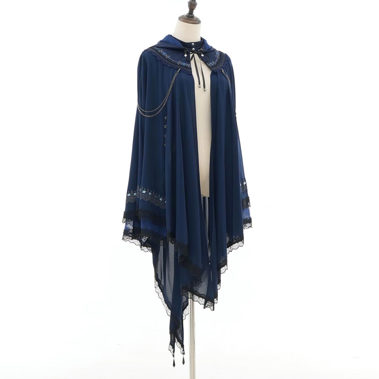 Whimsical Rosy Cats Cat Ear Cape